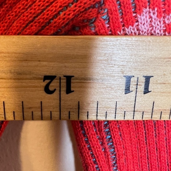 BDG Urban Outfitters Sky High Cropped Sweater Retro Rainbow Mock Neck Sz SM - Picture 5 of 12